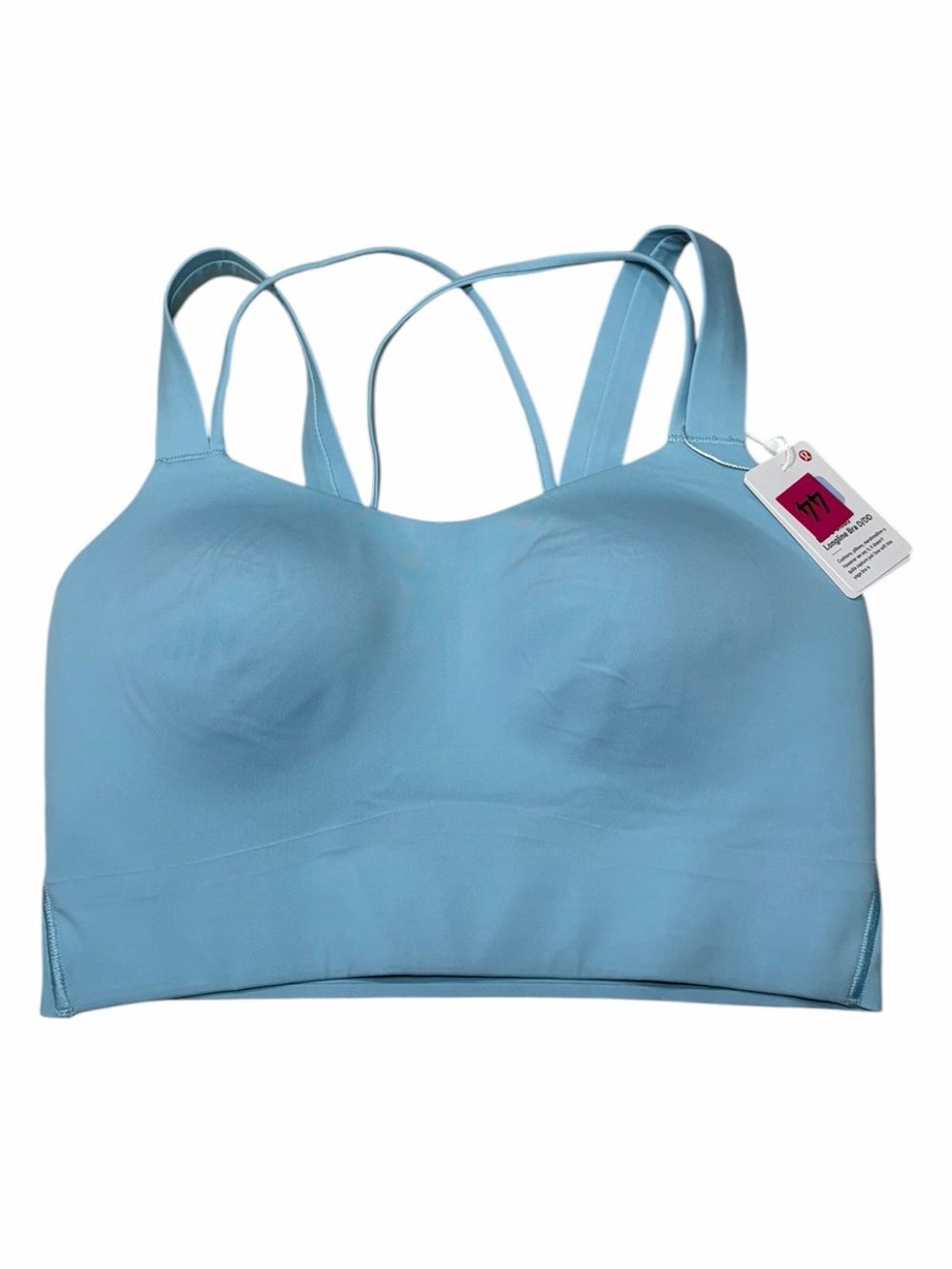 NWT Lululemon Like a Cloud Longline Bra *D/DD Cup (Seafoam) Size 6